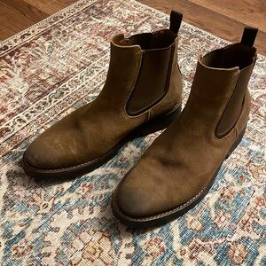 Men’s Thursday Boot Company Safari Suede Leather Legend Chelsea Boots Size 10.5